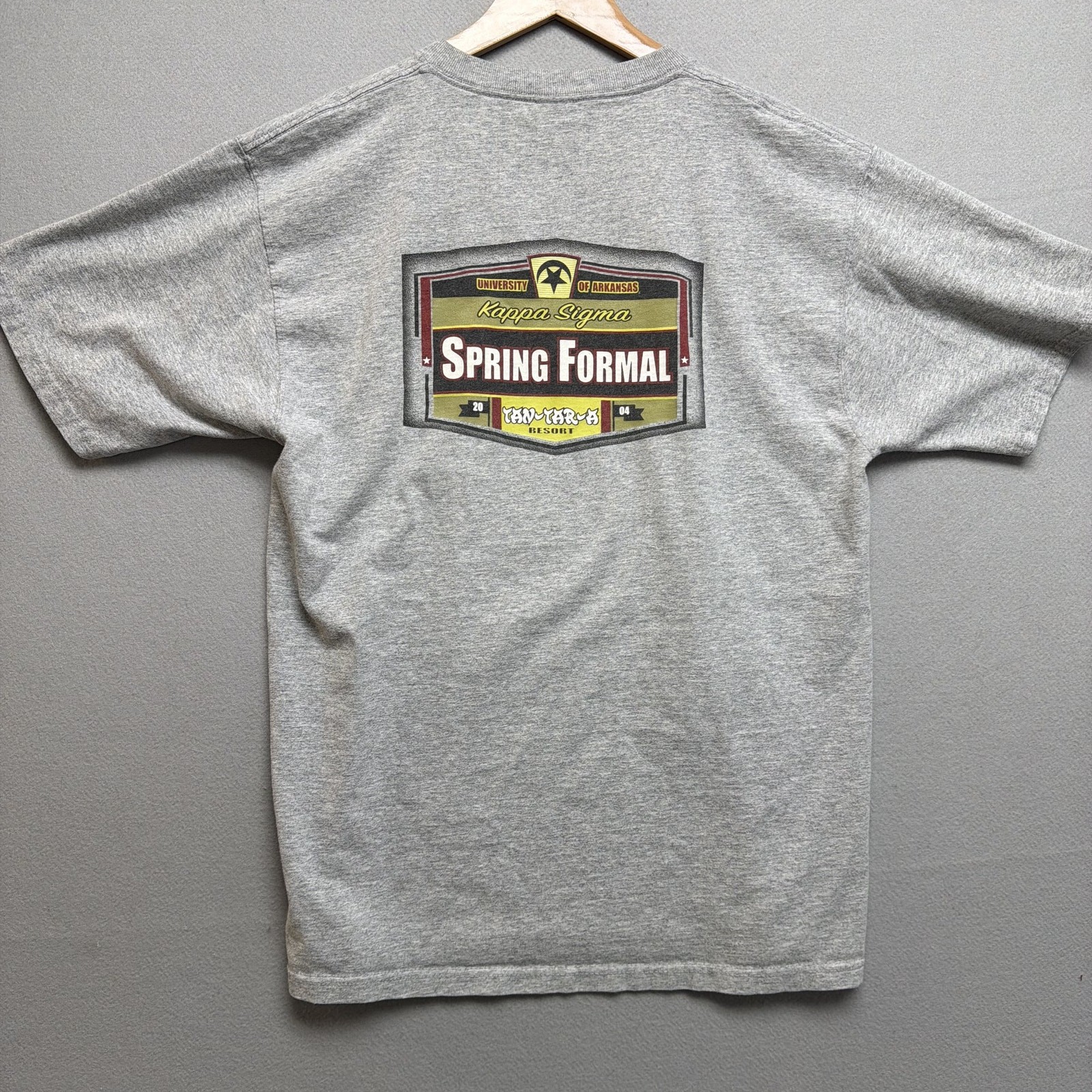 Vintage Y2K Kappa Sigma Arkansas Spring Formal T Shirt Size Large gallery