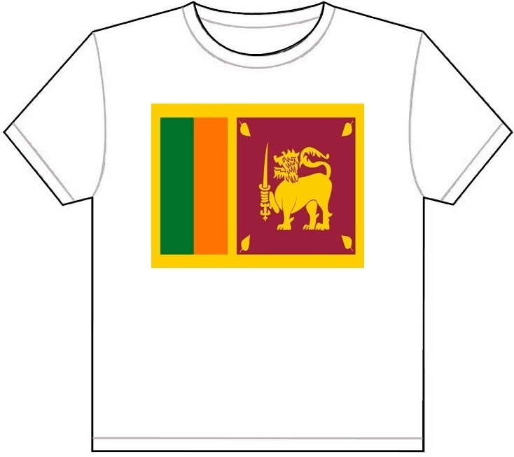 SRI LANKA COUNTRY FLAG T-SHIRT TEE PICTURE PHOTO colombo moratuwa kotte 1787 gallery