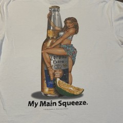 Vintage 1997 Corona Extra My Main Squeeze Graphic cotton Tshirt Mens size Large