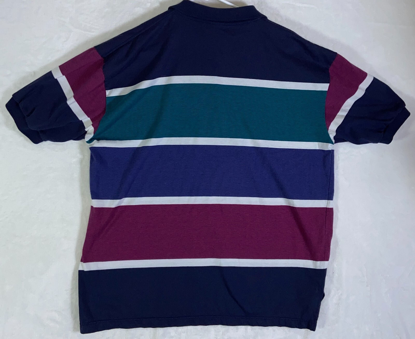 Vintage Polo Shirt T Shirt XLarge 90s Knights of Round Table Multicoloured Tee gallery