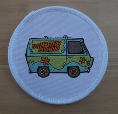 Classic Cartoon 80s Mystery Machine Patch Badge Patches Badges