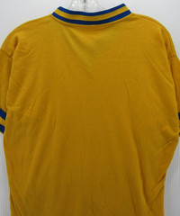 VGT Empire Shirt Men Large Yellow Pullover Ringer Jersey 70s Union Made Blank *