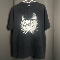 Vintage Y2K Amebix Crust Punk Band Graphic Tee Shirt XL Faded Black 1:1