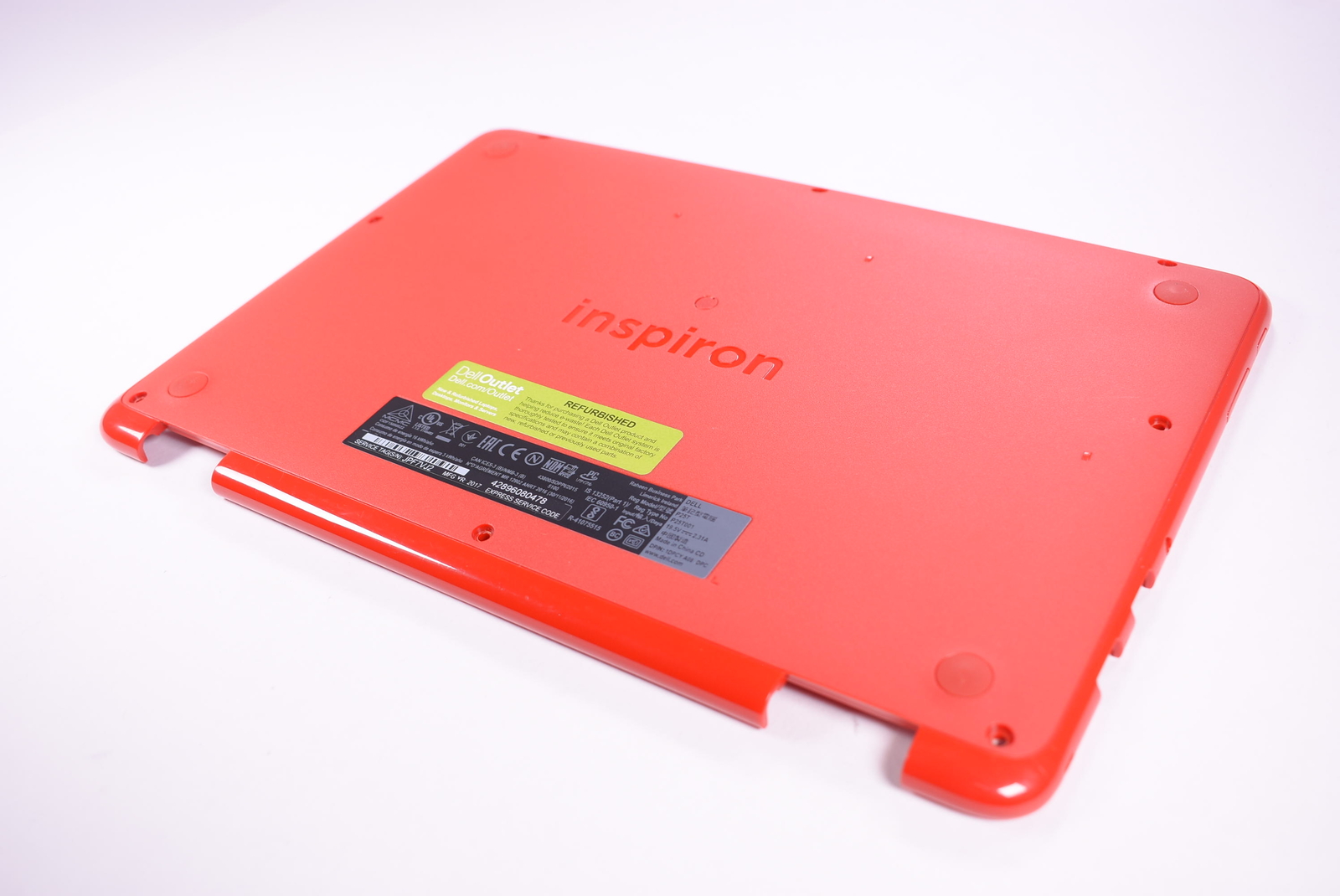 Compatible with J0TH6 Dell Red Bottom Base Cover I3168-0027RED