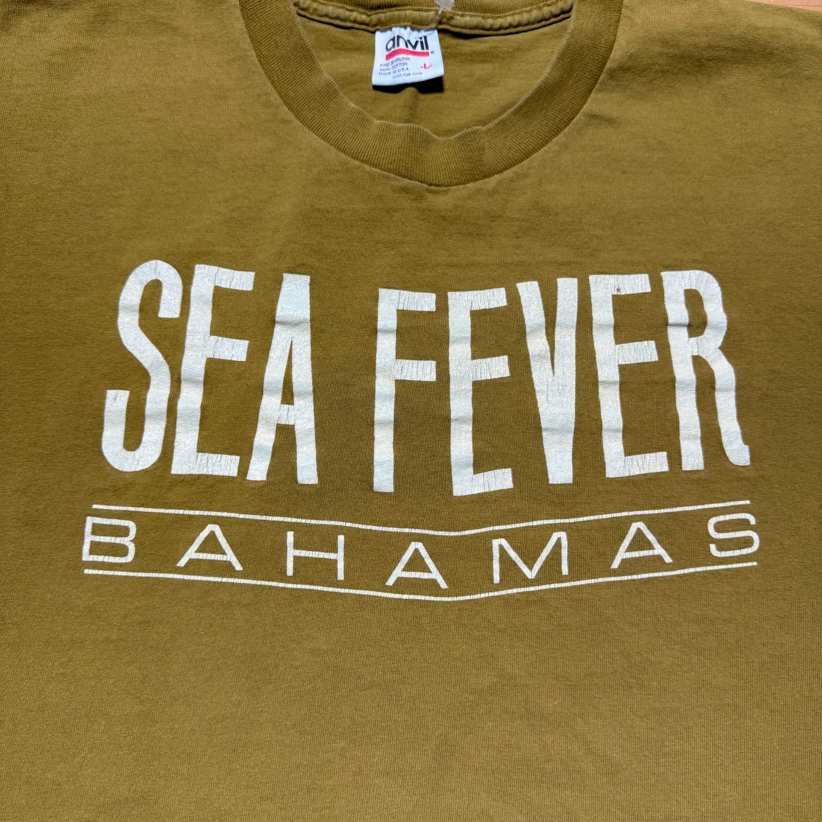 Vintage 90s Sea Fever Bahamas Ocean Dance Scuba Diver Mermaid T-Shirt USA Large gallery