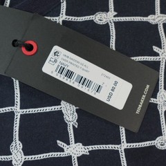 Ted Baker Shirt Mens Extra Large Knot Grid Pattern Crewneck Tee
