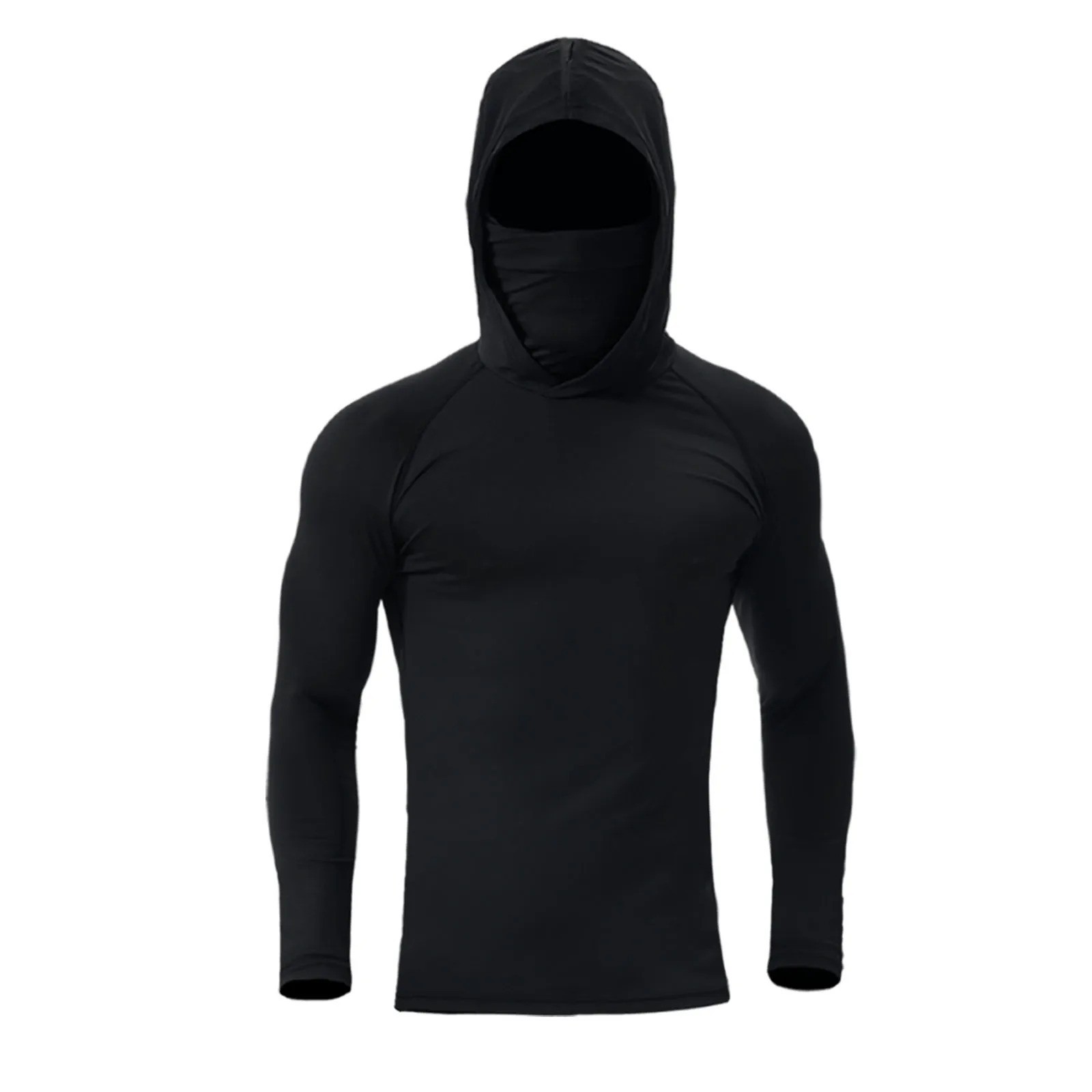 Performance Hoodie Long Sleeve T-Shirts, UPF 50+ Sun Protection Hooded Unisex gallery