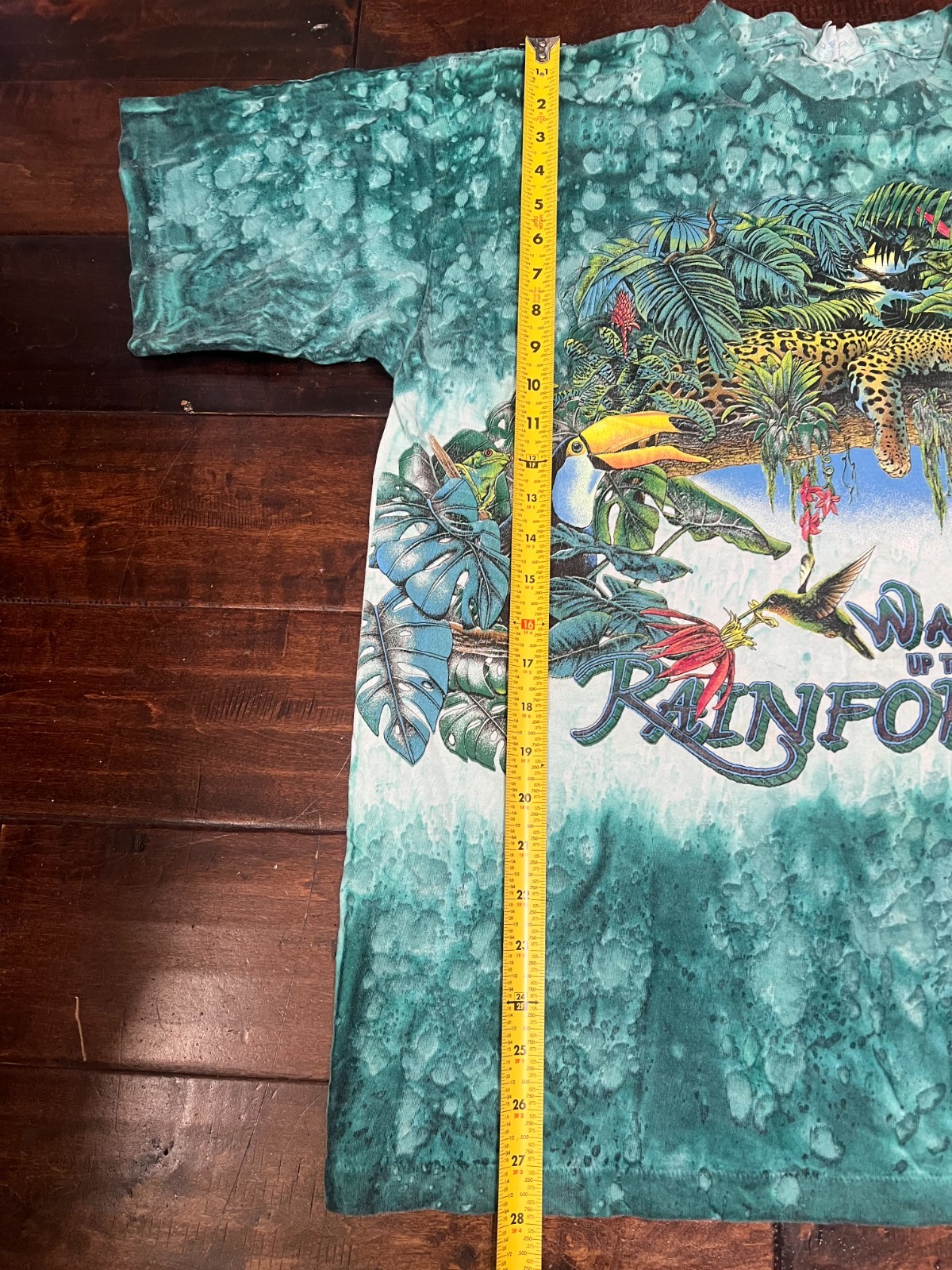 Vintage Rainforest Cafe Animal AOP All Over Print T Shirt Size XL HAWAII gallery