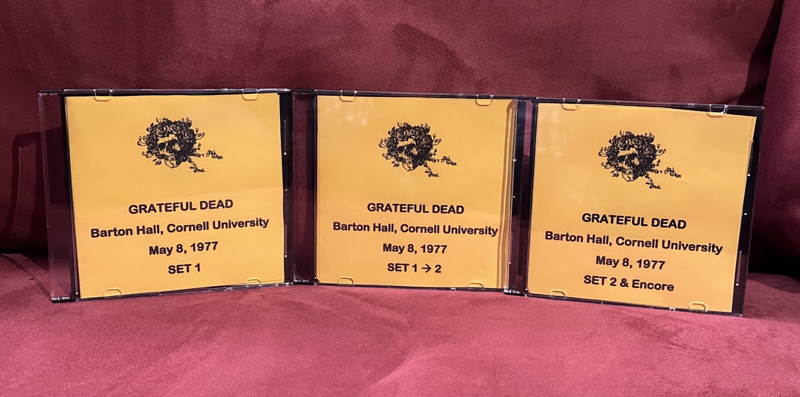 Grateful Dead complete show – Barton Hall, Cornell University 5-8-77 3 CDs