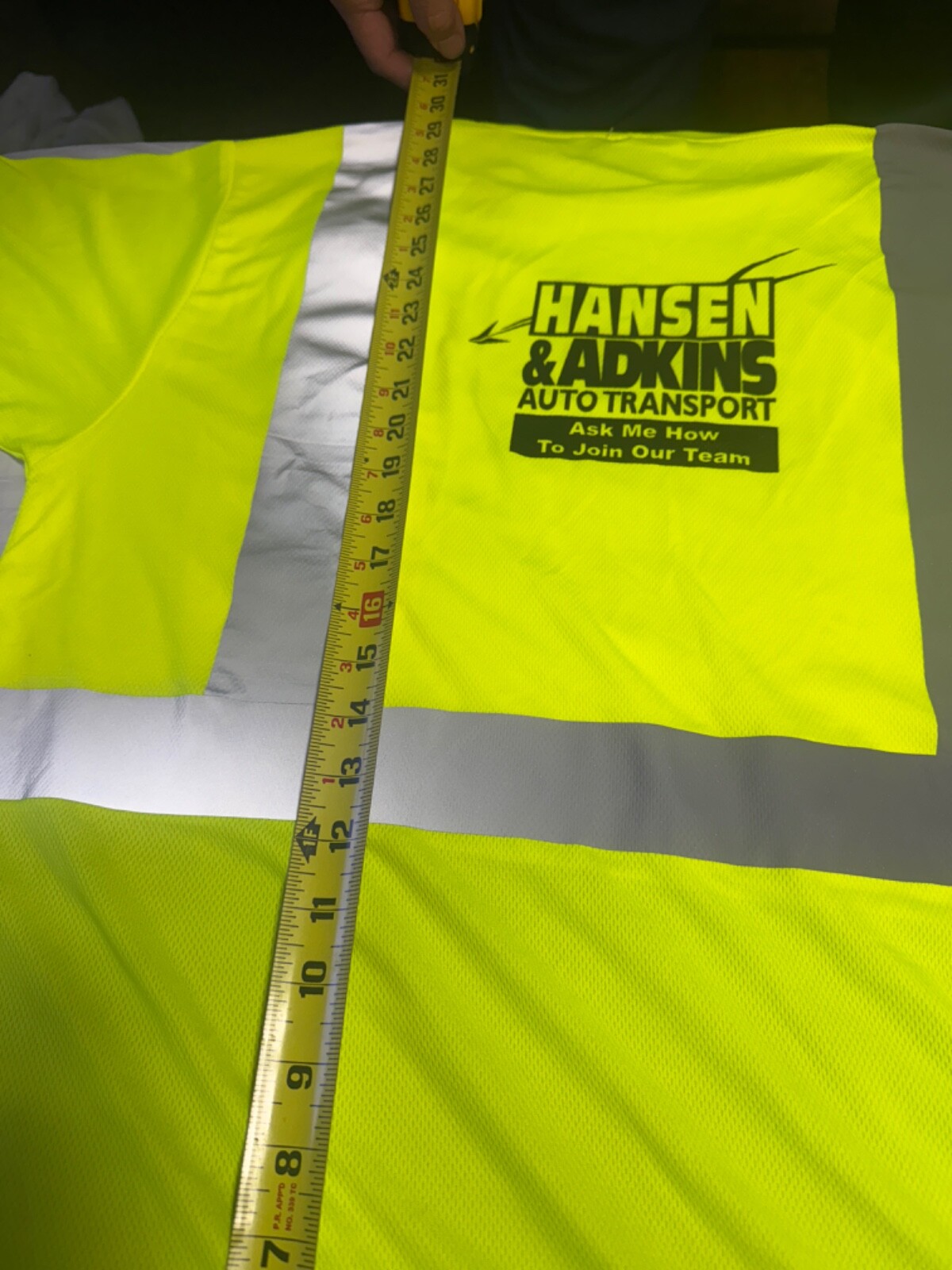 CLASS 2 HIGH VISIBILITY REFLECTIVE TYPE R ROAD WORK CONSTRUCTION SAFETY T-SHIRT gallery