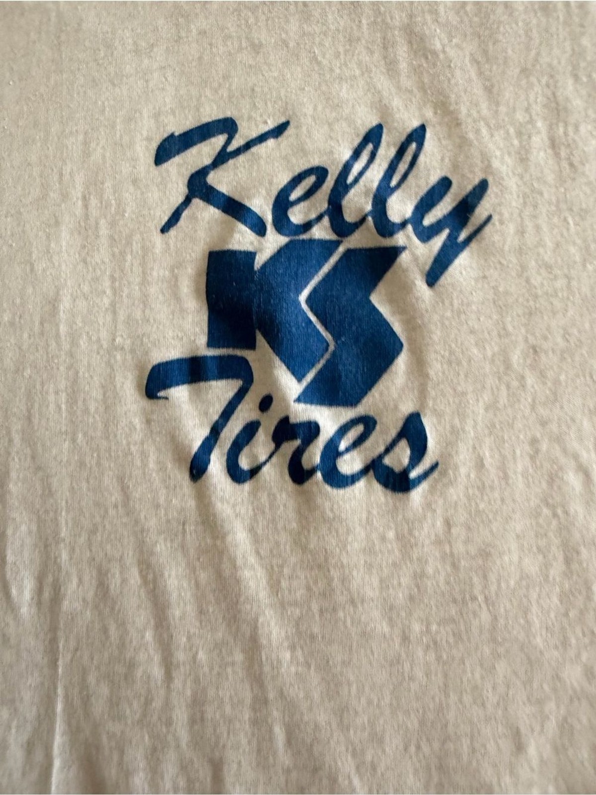 ⁠Vintage Kelly Tires Ringer T-Shirt 80s 90s Retro Automotive Graphic Tee Large gallery