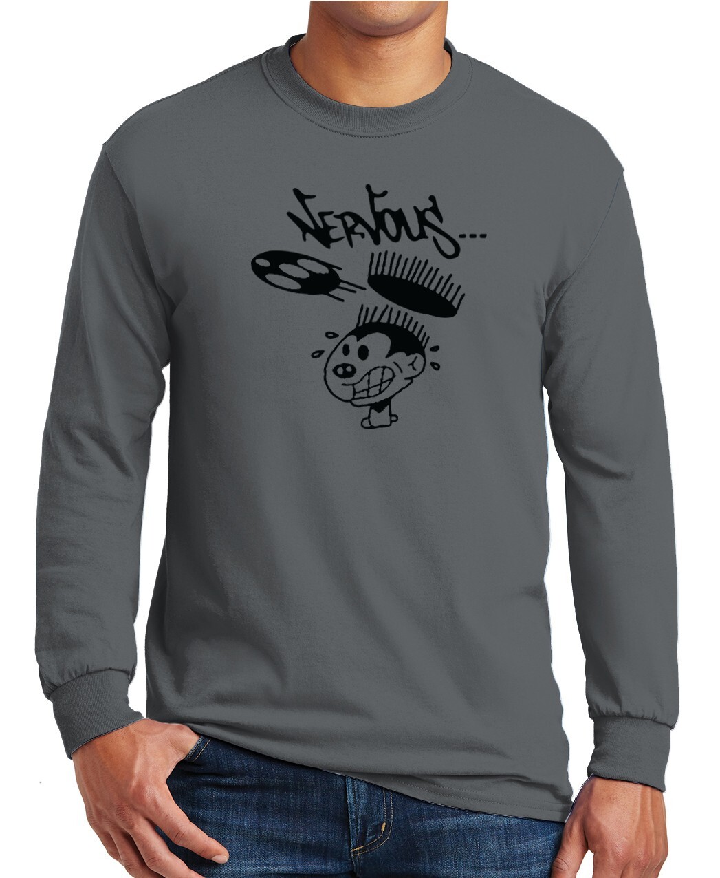 Nervous Records Long Sleeve T-Shirt Hip Hop Music on 100% Cotton S-3XL Tee gallery