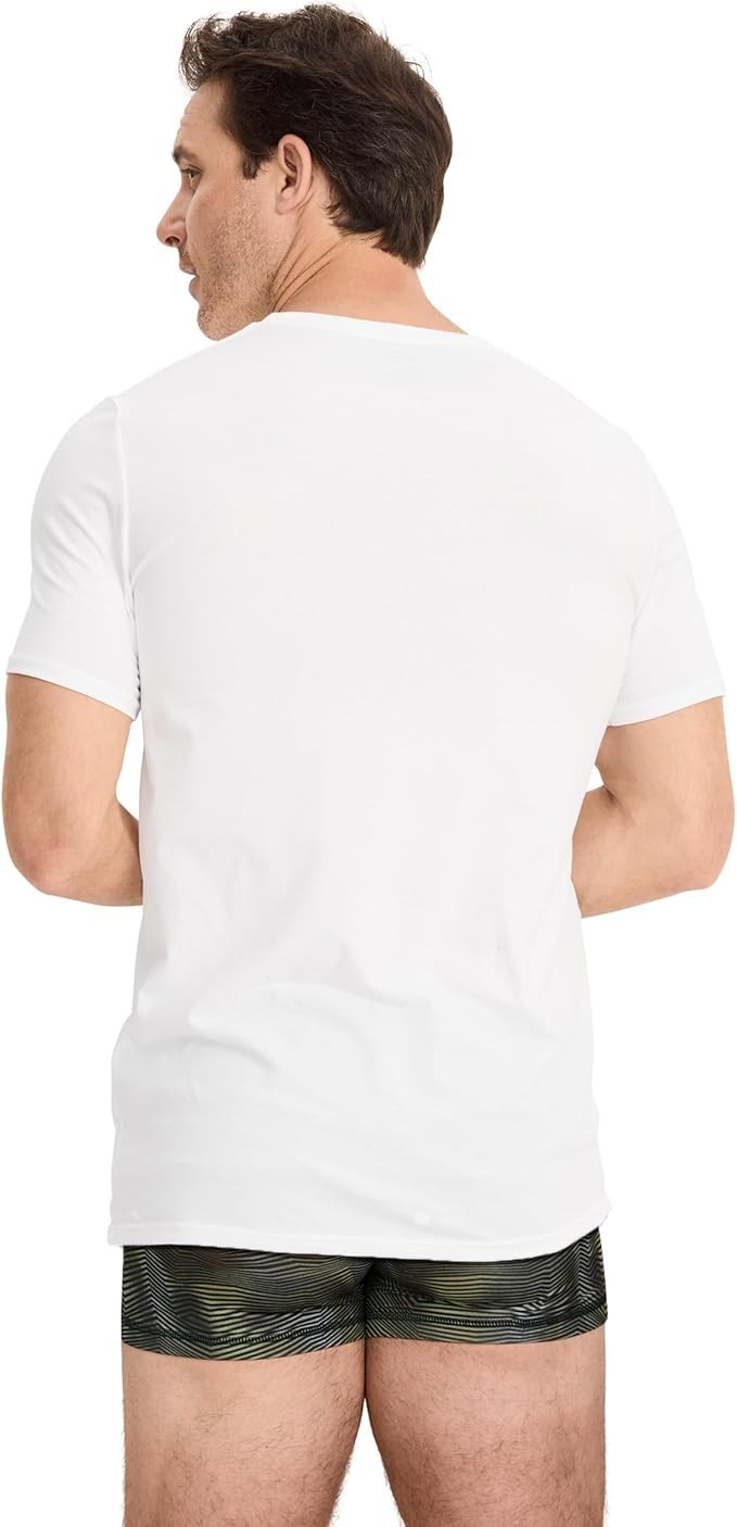 Jockey Men's Undershirt Cotton Stretch Crew Neck Undershirt - 3 Pack L gallery