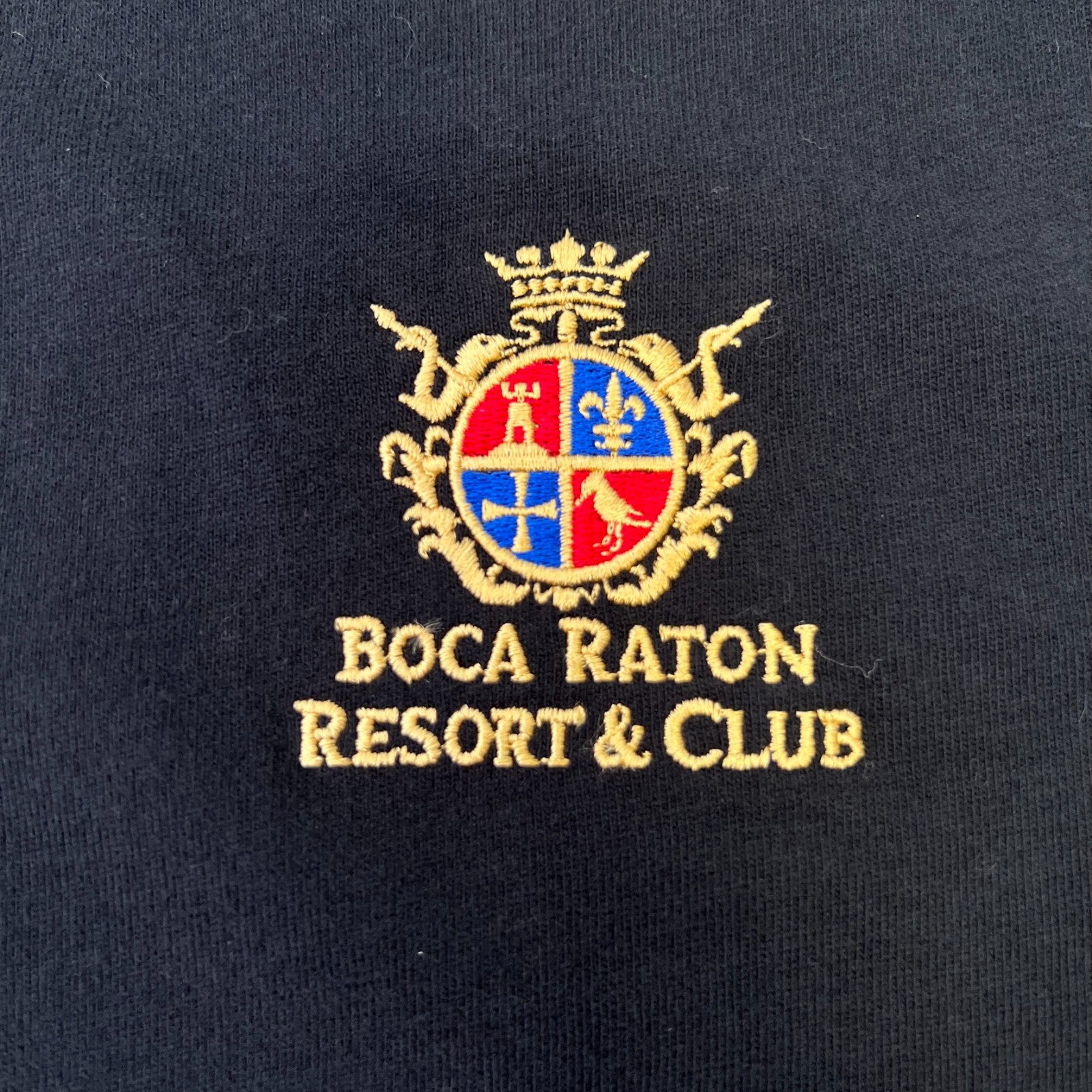 Boca Raton Resort Shirt Men Small Golf Club Spell Out Club Work Party Core Nw gallery