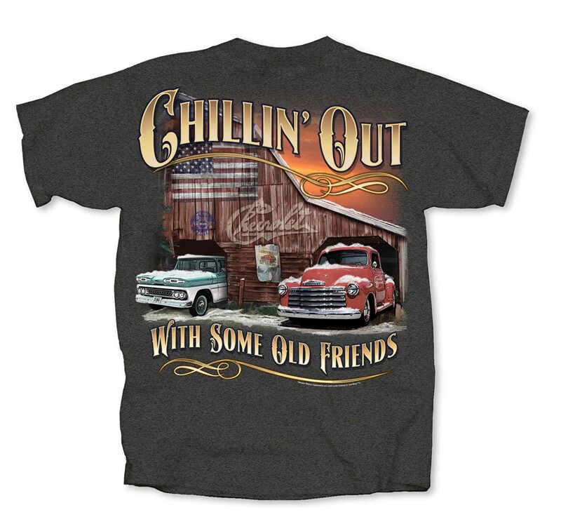 NEW CHEVY TRUCK CHILLIN OUT WITH SOME OLD FRIENDS T-SHIRT