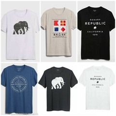 Banana Republic Men’s Short Sleeve Trendy T-Shirts, S M L XL XXL, Choice – NEW