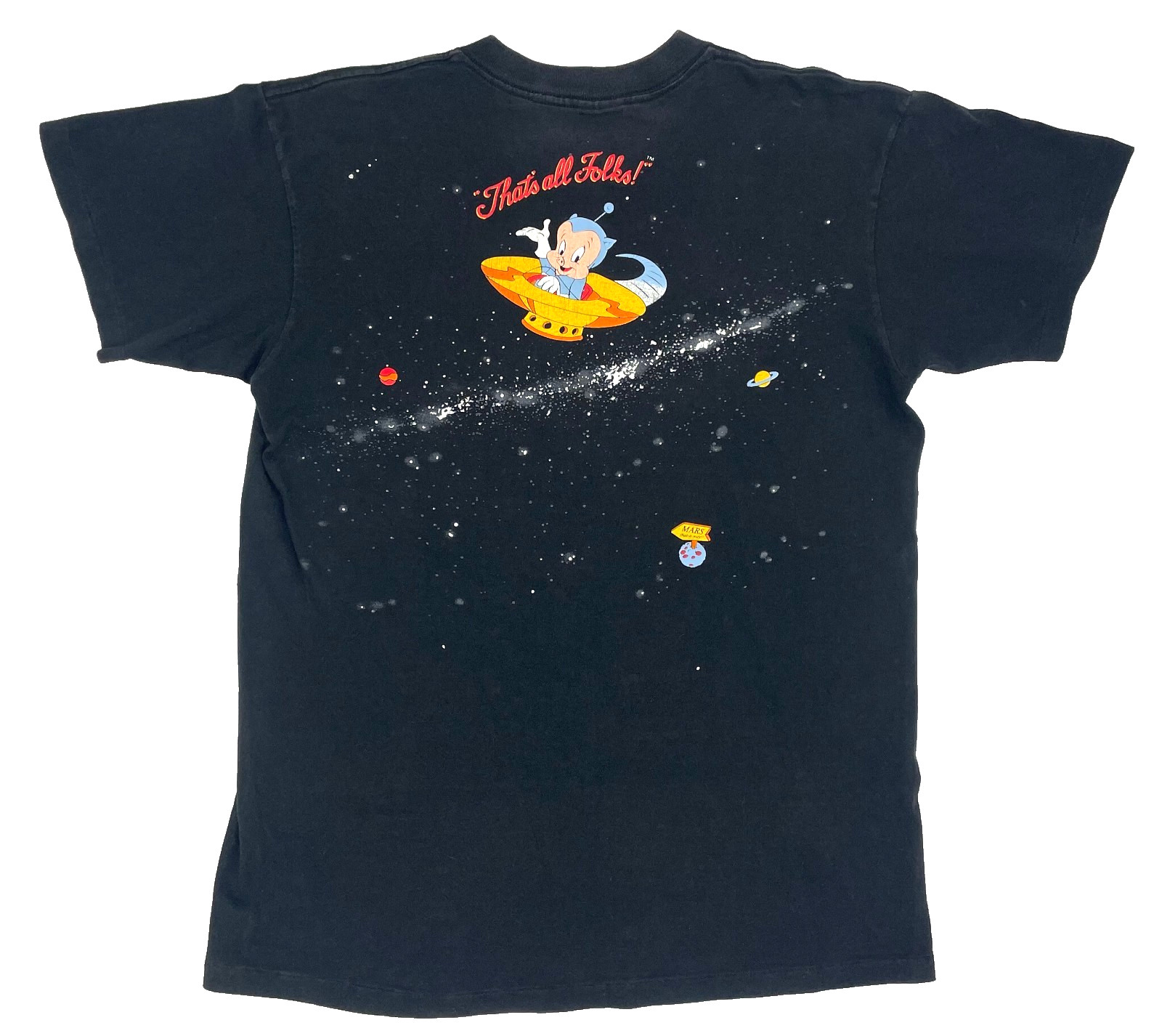 Michael Jordan NIKE 1993 Space Jam Looney Tunes T-Shirt FRONT / BACK Medium! gallery