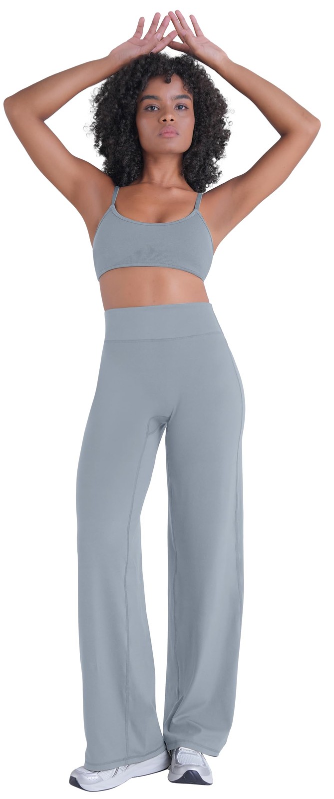 Butt Lifting Wide Leg Yoga Pants – High Waist, No Front Seam, Tummy Control, ... gallery