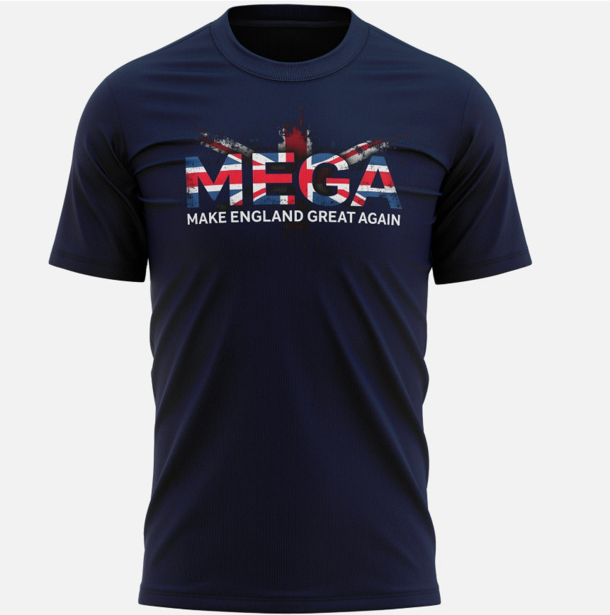 Mens MEGA T-Shirt Union Jack Make England Great Again Patriotic Pride Tee gallery