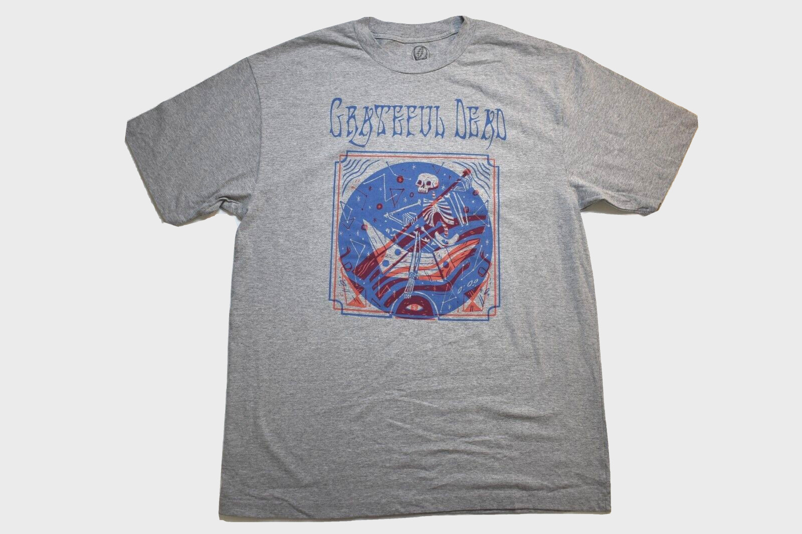 Grateful Dead Mens Big & Tall Skeleton Paddling Boat Graphic Shirt New LT-4XLB gallery