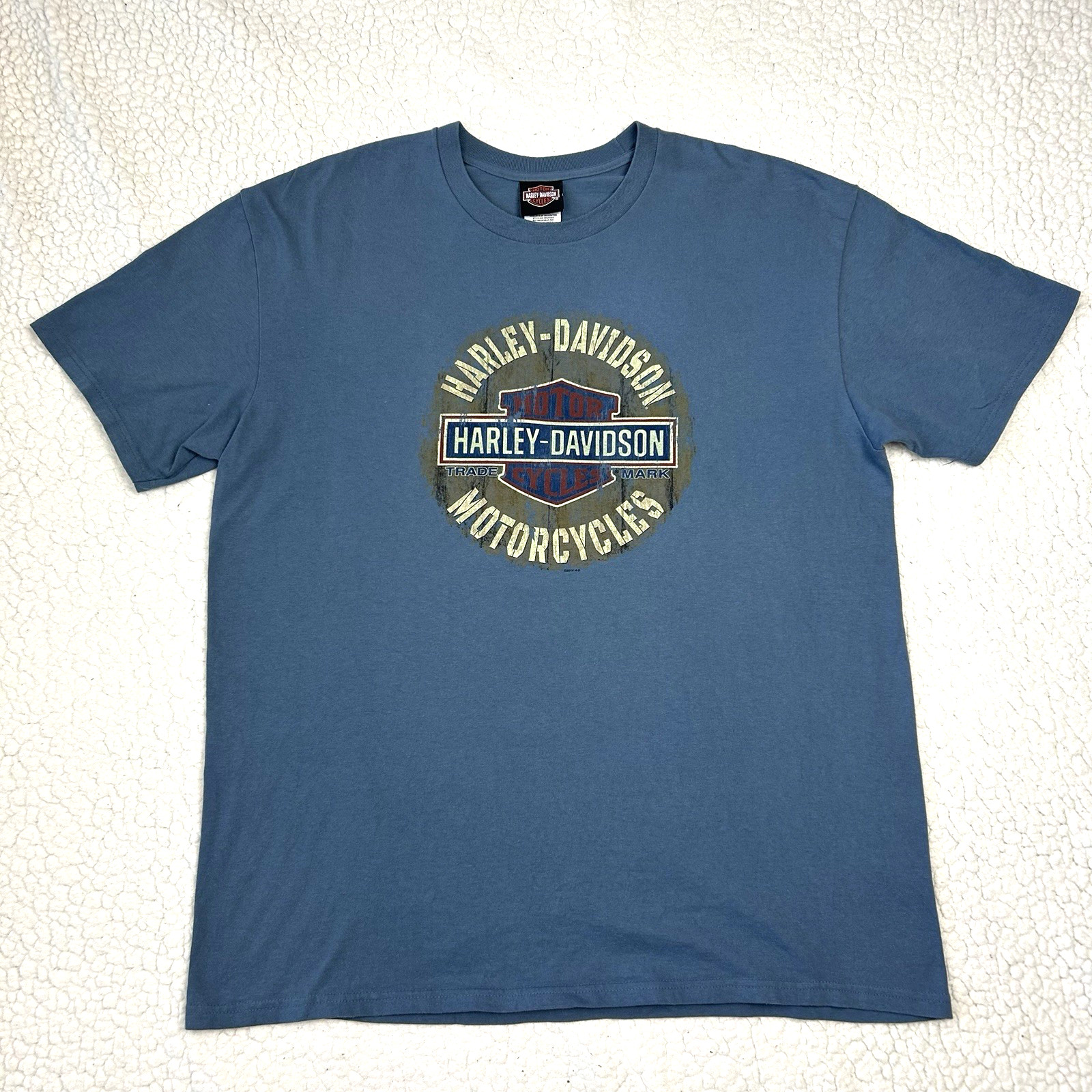 HARLEY DAVIDSON T Shirt Mens XL Blue Grand Canyon Sedona AZ Motorcycle Biker gallery