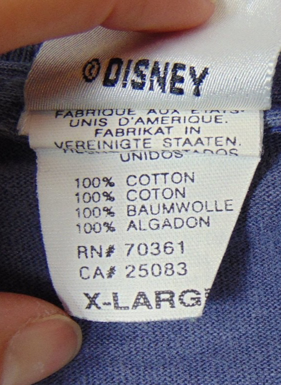 Vintage Disney Store T-Shirt Mens Size XL Single Stitch Mickey Mouse Embroidered gallery