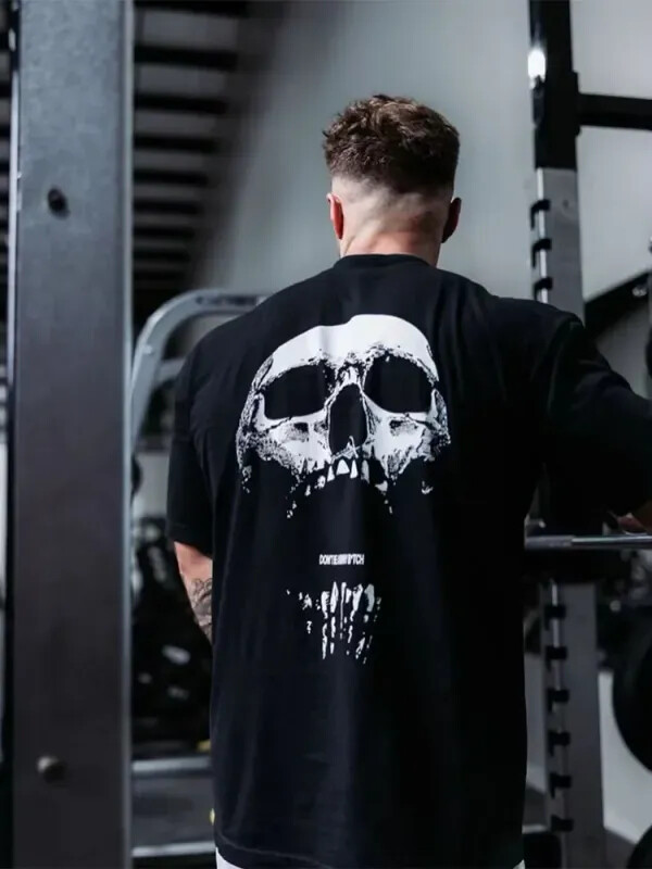 Mens Muscle Fitness Gym Street Top Oversize Shortsleeve T-shirt Running Outdoor gallery