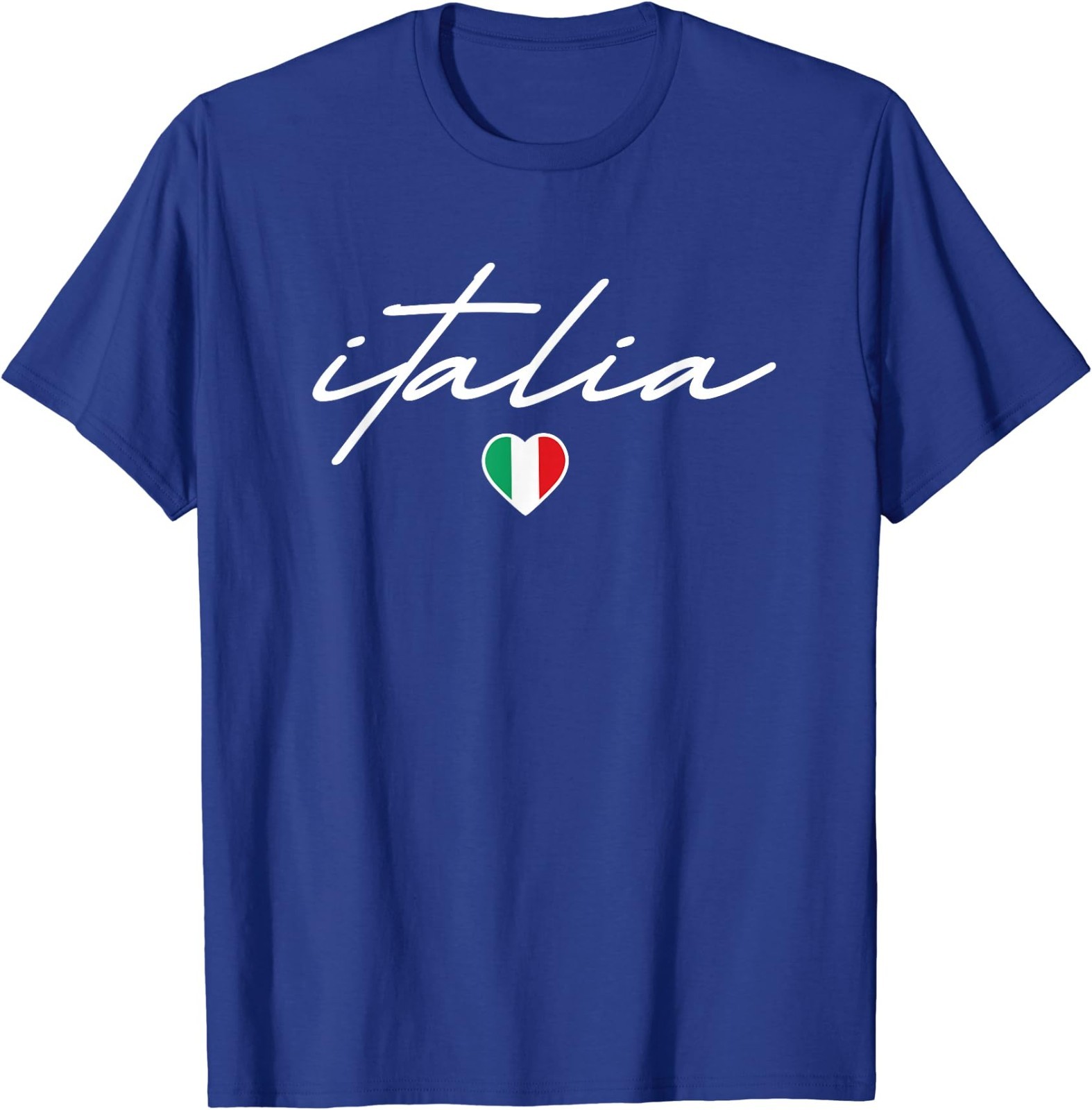 Italian Flag Italy Vintage Italia Heart Cursive Womens Girls T-Shirt gallery