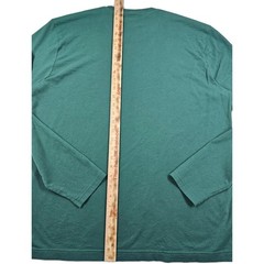 Apple Employee Long Sleeve Logo Tech Shirt Mens L Green Tee Soft Quality Tshirt