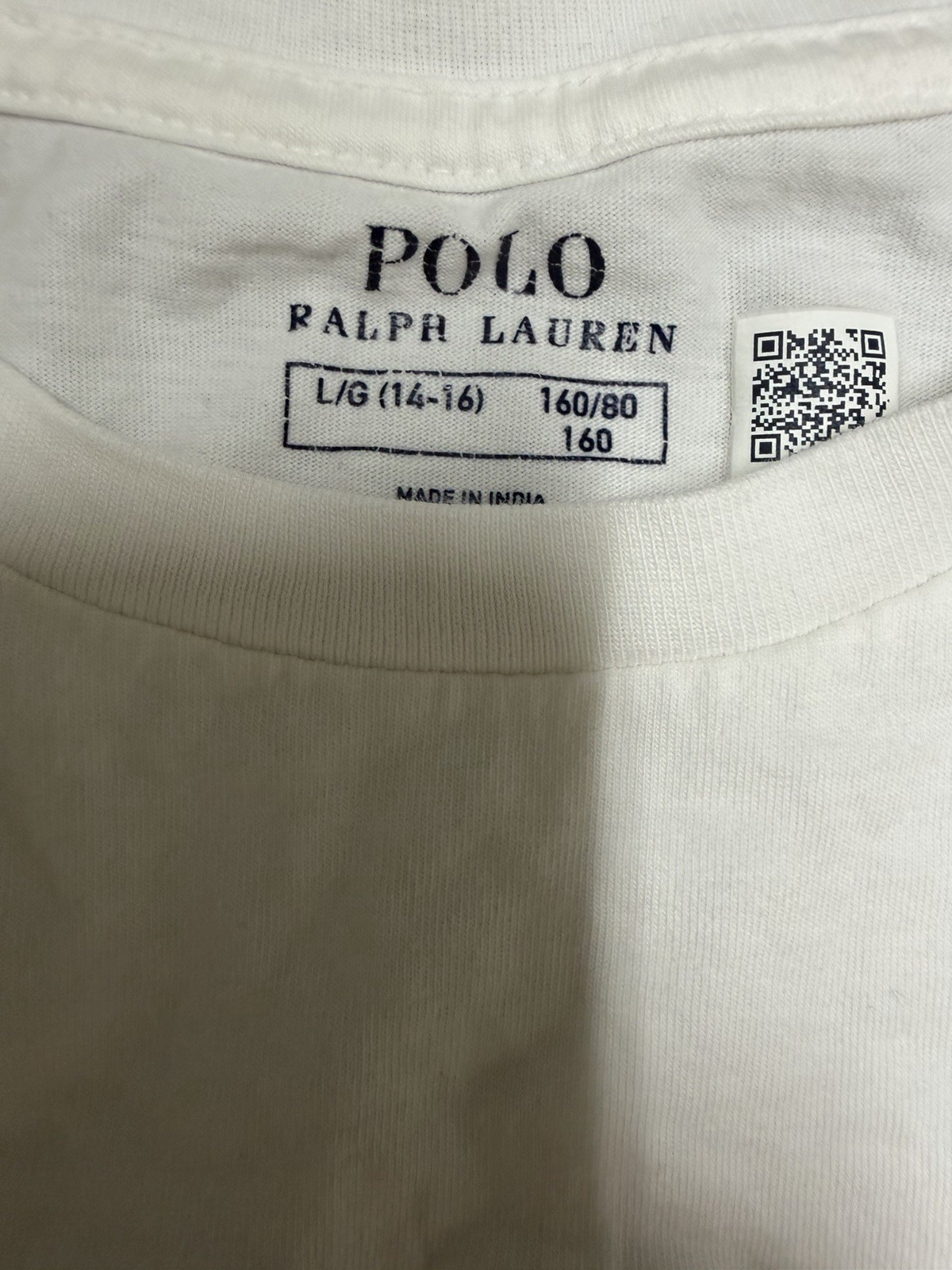 Polo Ralph Lauren White T-Shirt With Multicoloured Logo Size L #preppy #classic gallery