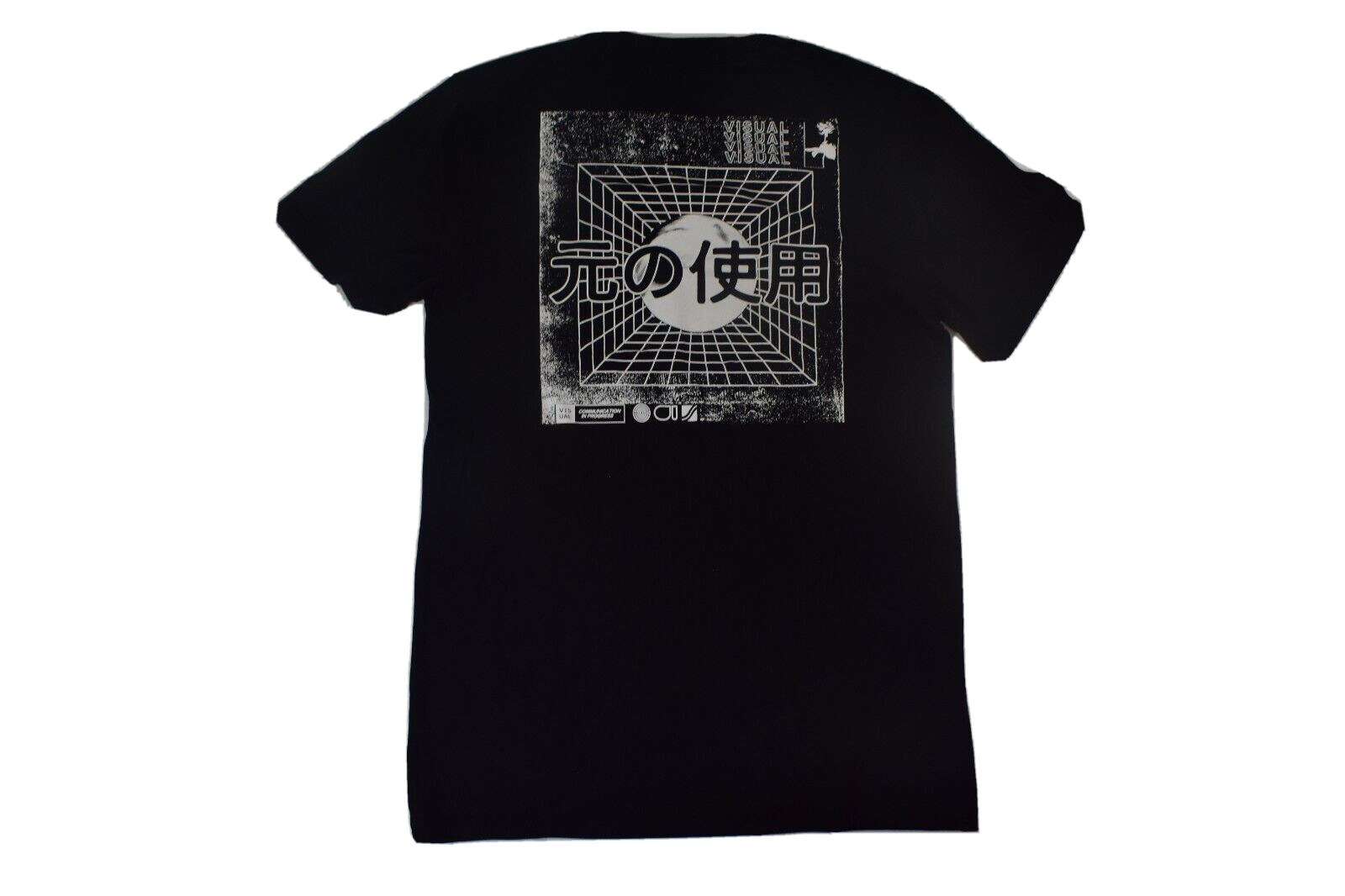 Original Use Mens Visual Commumication Process Black 2-Sided Shirt New S gallery
