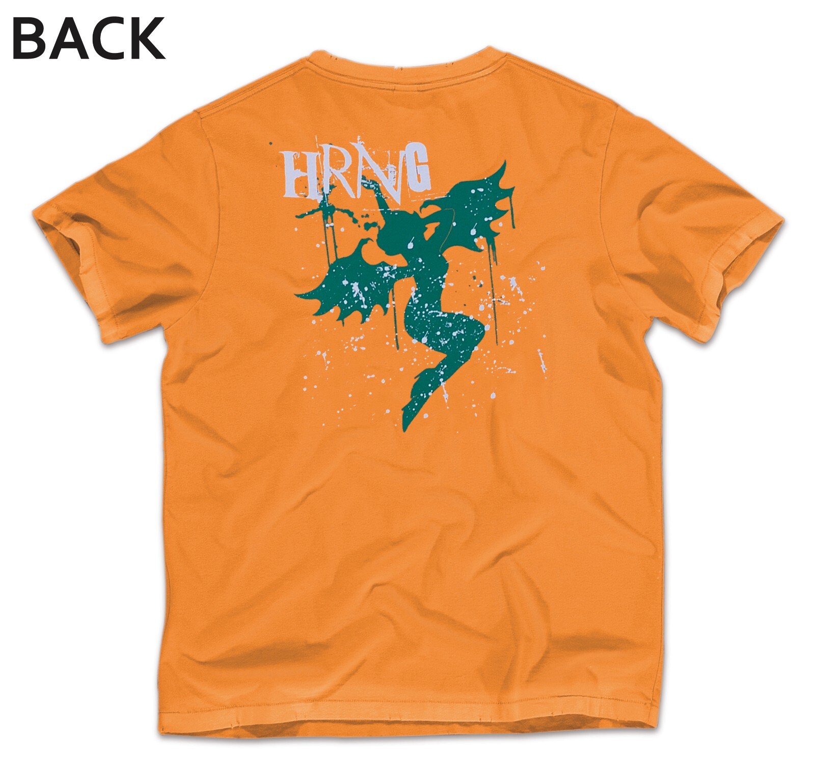 Hering Men’s Crewneck Destressed Graphic 100% Cotton T-Shirt 02VJ