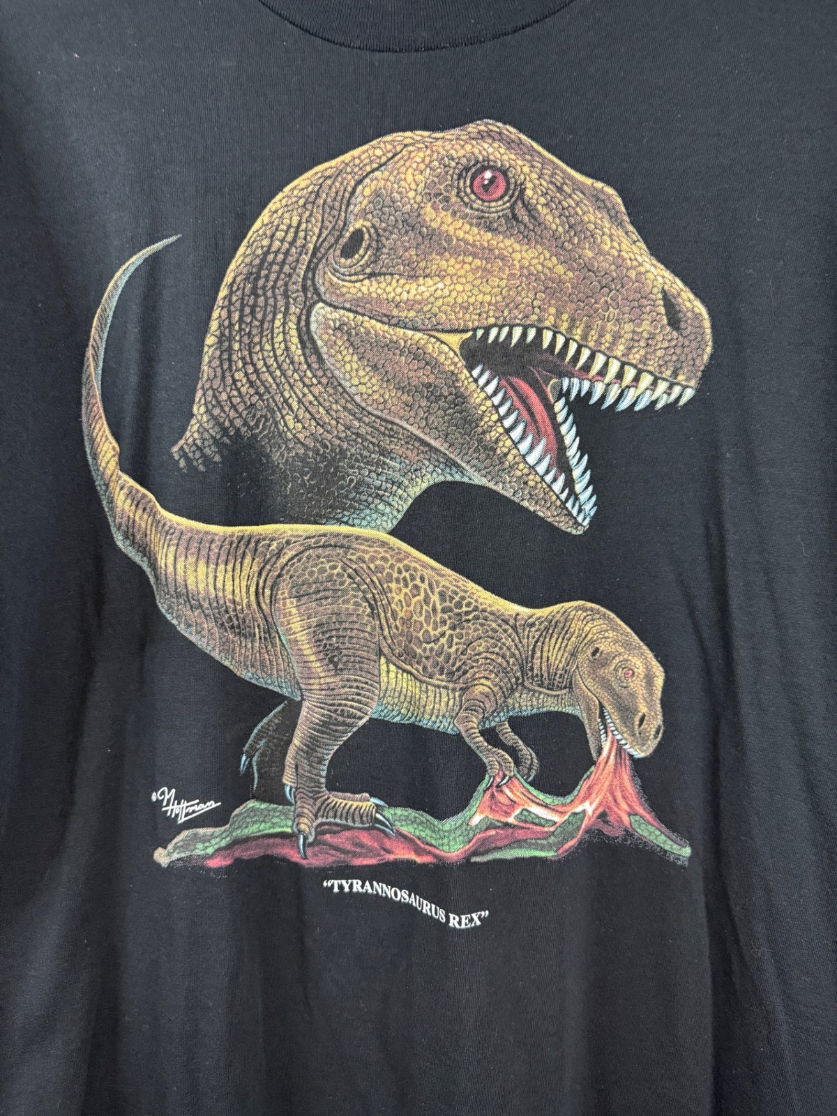 Sea World Jurassic Park world T-Shirt Mens XL Tyrannosaurus Rex Graphic vintage gallery