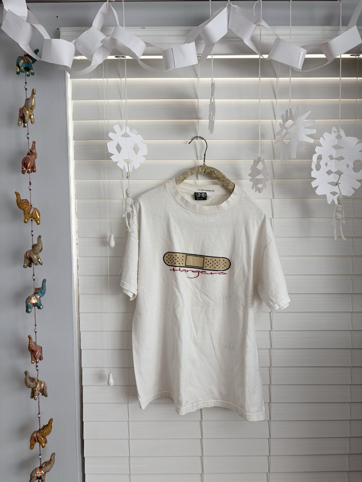 Vintage Hangers Skate Shirt with Bandaid Graphic Y2K 2000s gallery