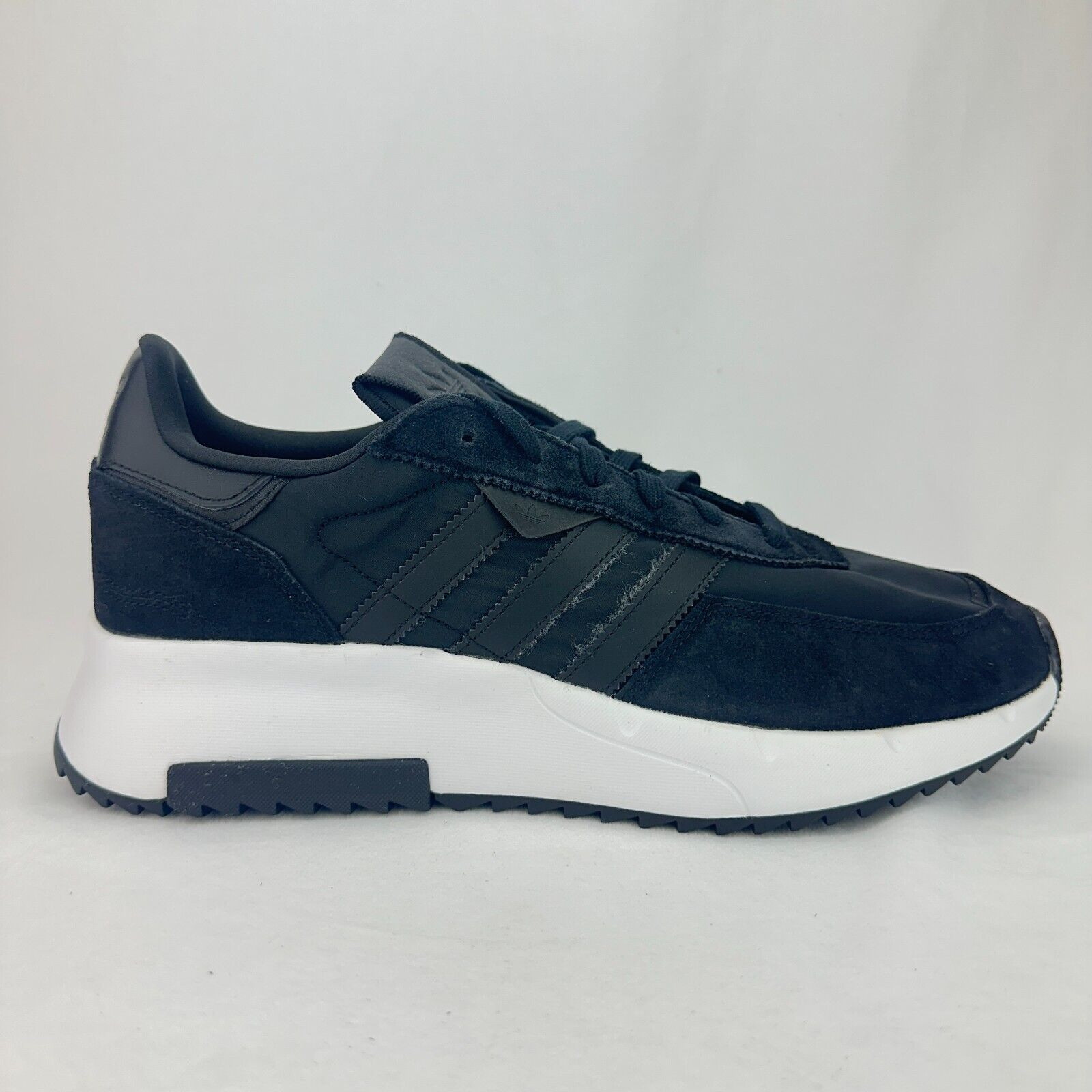 Size 13 Mens adidas Retropy F2 Black White Sneakers Shoes Athletic White NEW