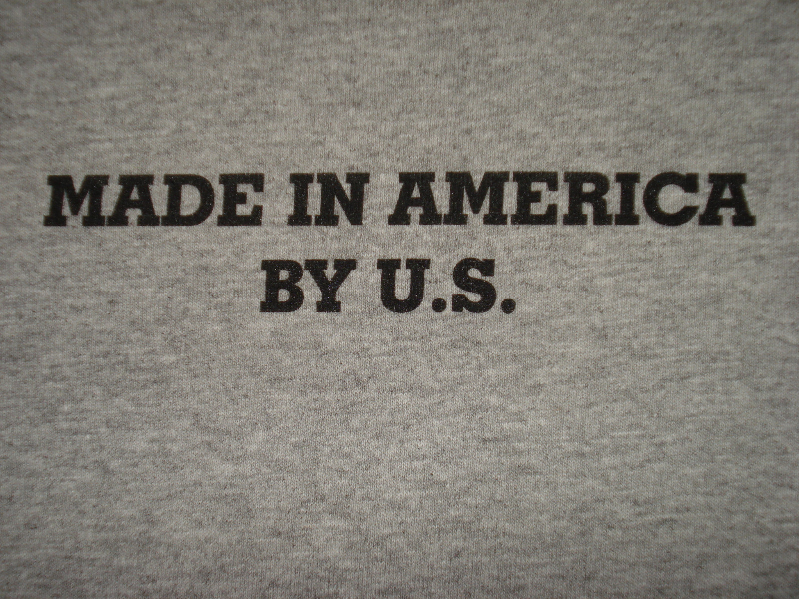 T-Shirt NEED A GOOD JOB? BUY AMERICAN Heather Gray Cotton Poly Blend Unisex Tee gallery