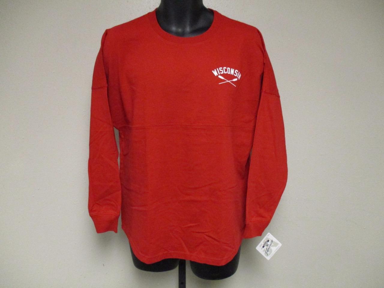 NEW Wisconsin Adult Mens Sizes XS-S-M-L-XL Graphic Boat Long Sleeve Shirt gallery
