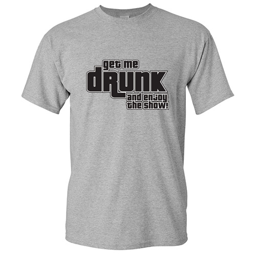 Enjoy The Show Sarcastic Drinking Humor Graphic Gift Idea Funny Novelty T-Shirt gallery