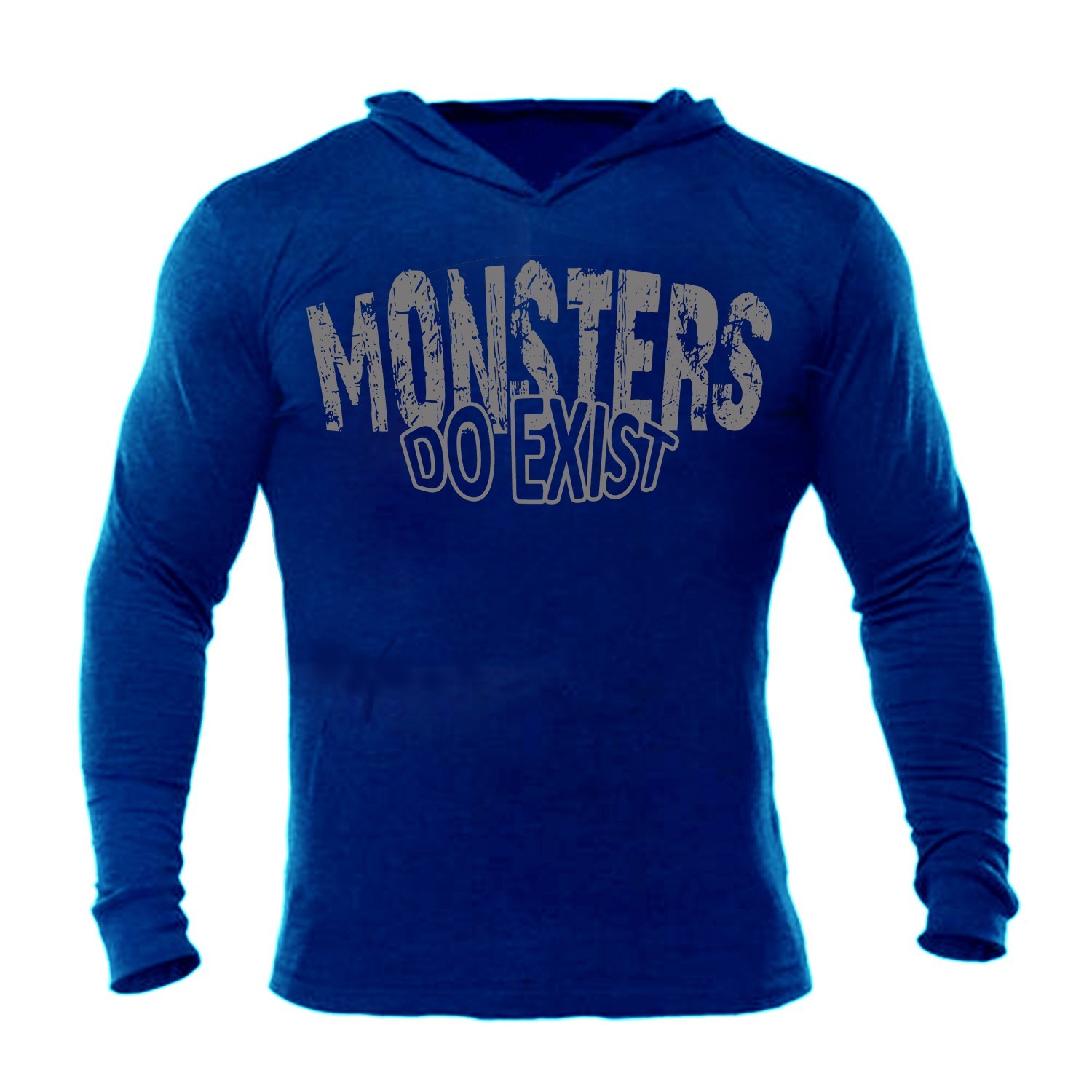 Iron Gods Monsters Do Exist Muscle Hoodie Gym Weightlifting Pullover Workout gallery