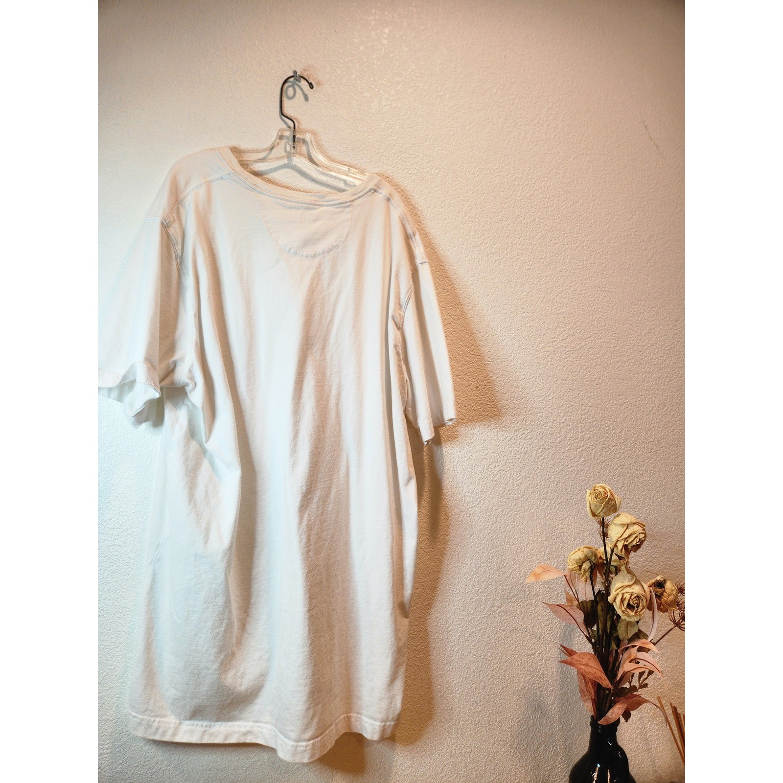 Duluth Trading longtail T Trim Fit White Short Sleeve T-Shirt XL 100% Cotton gallery