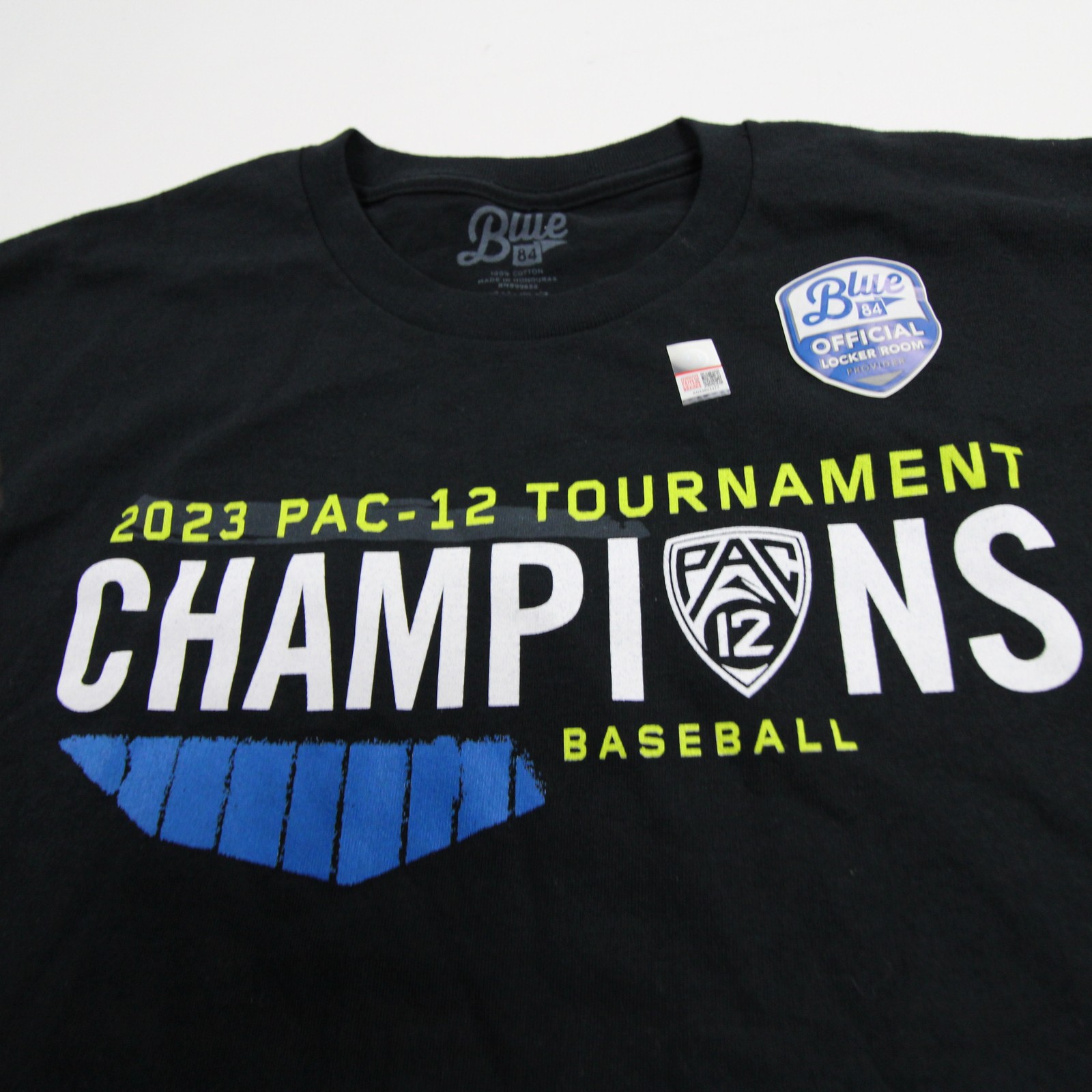 Blue 84 Short Sleeve Shirt Men's Black New with Tags L gallery