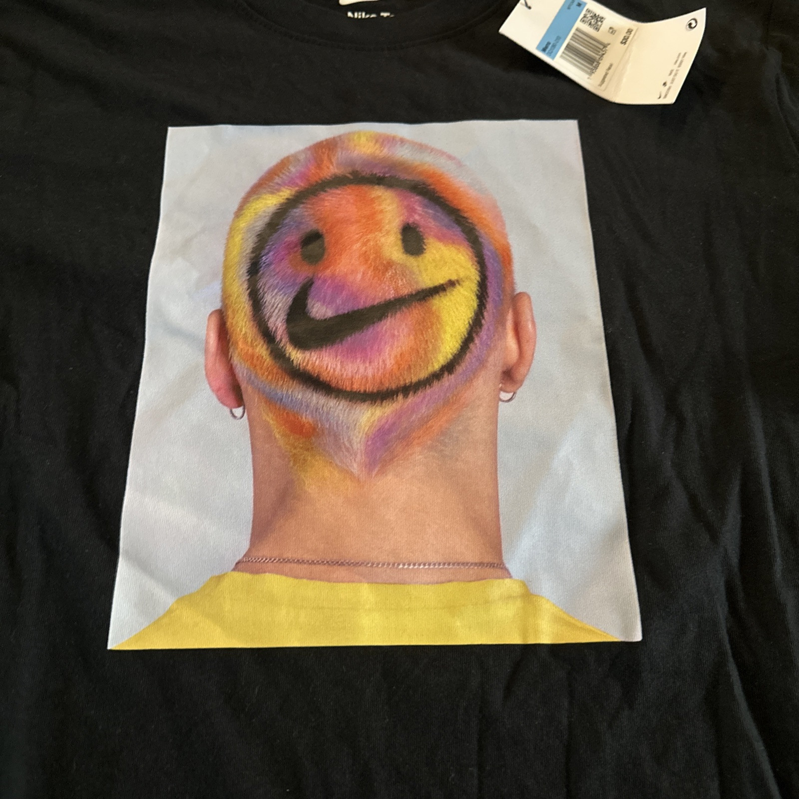 Nike J Balvin Sportswear Graphic Have A Day Smile T-Shirt Men’s Sz M DQ1080-010 gallery