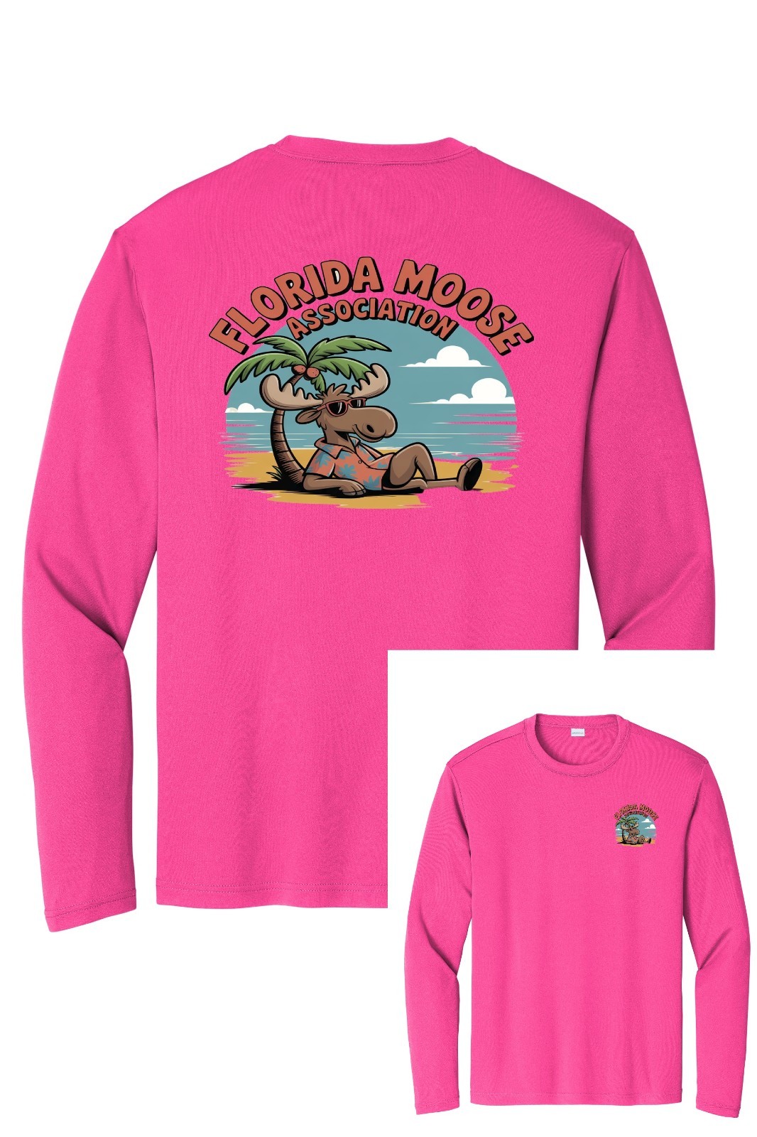 Florida Moose Association Sport Tek dry fit long sleeve t shirt unisex ST350LS gallery