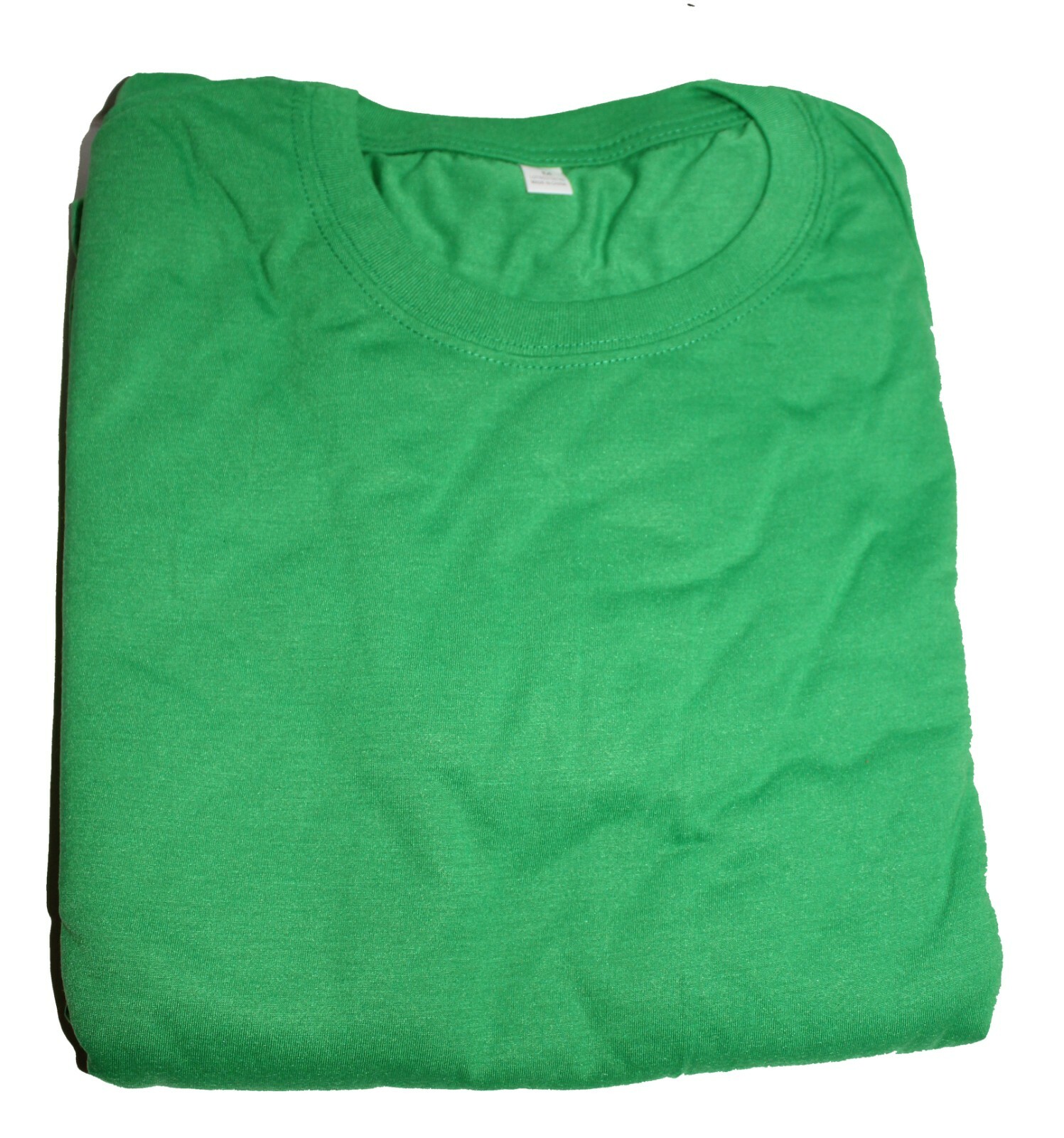 Solid Bright Color T Shirt, Green, Pink, Round Neck, Short Sleeves Size M Unisex gallery