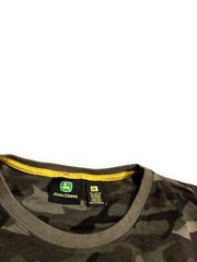 John Deere Camo Long Sleeve Shirt General Purpose Tractors Hunting VTG Mens XL
