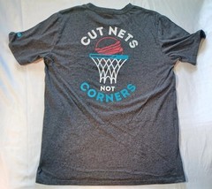 Wendy’s Uniform ‘Cut Nets Not Corners’ Employee Men’s Gray Medium T Shirt Barco