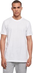 Build Your Brand Basic Round Neck Tee BB010 – Ribbed Crew Neck