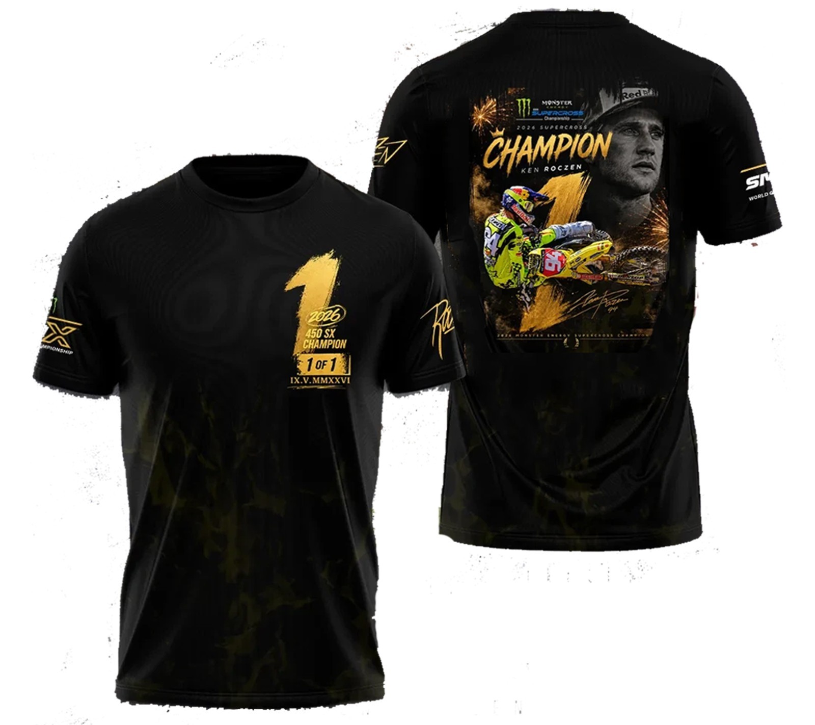 Ken Roczen 450SX 2026 Champion reprint T-Shirt, Motor Fan gift FAST SHIP gallery