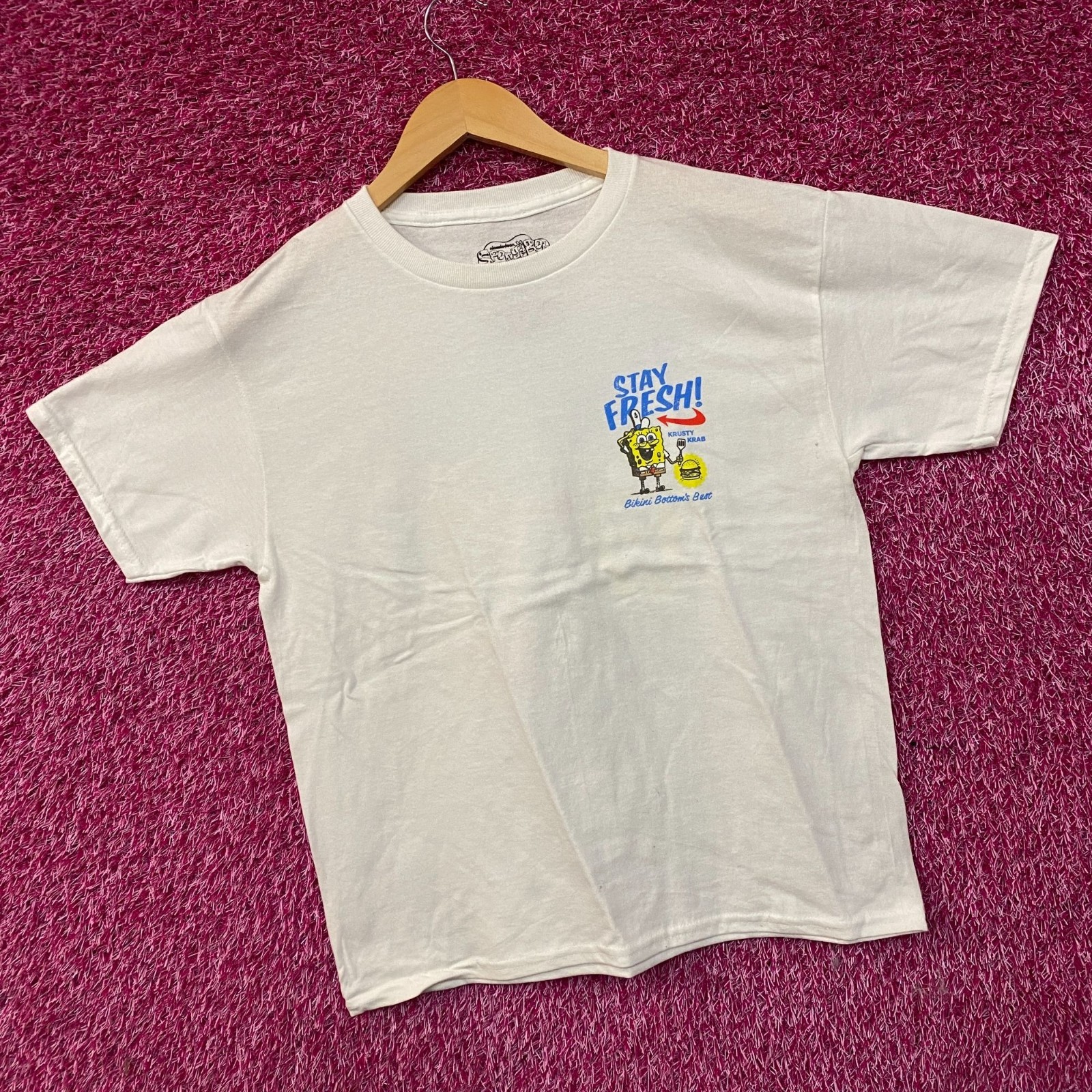Nickelodeon SpongeBob SquarePants Krabby Patty Graphic T-Shirt Large gallery
