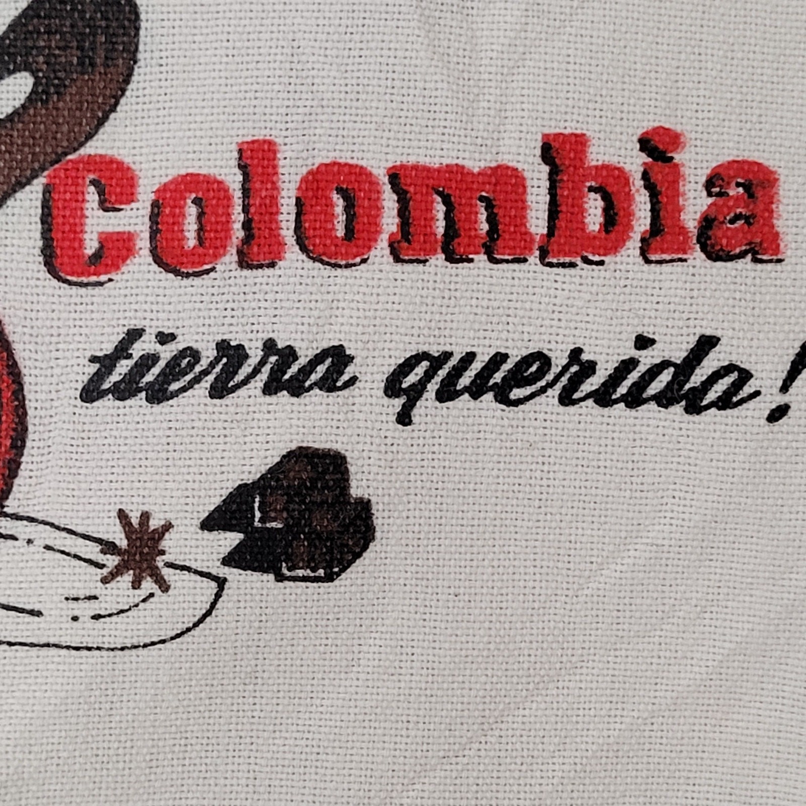 Vintage 90s Colombian Poncho Ruana 3XL 31x20 Beige Folk-Attire gallery